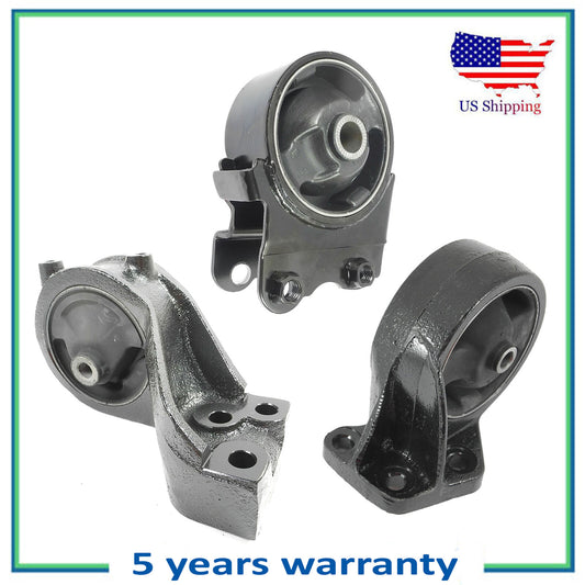 Set 3PCS Engine Motor Mount with Auto Trans For 99-2005 Hyundai Sonata 2.5L 2.7L