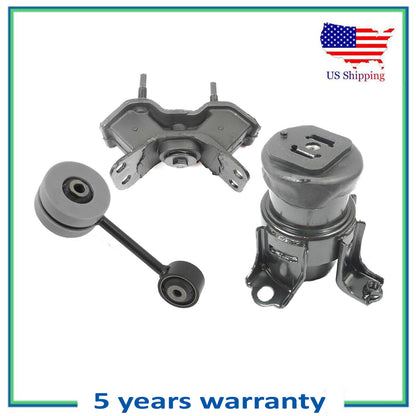 Set 3PCS Engine Motor & Auto Trans Mount Polyurethane For ES300 Camry Solara 3.0
