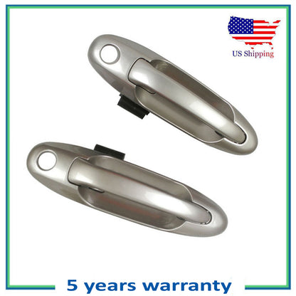 Front Pair Outside Door Handle For 4Q2 Desert Sand Mica Toyota Tundra Sequoia