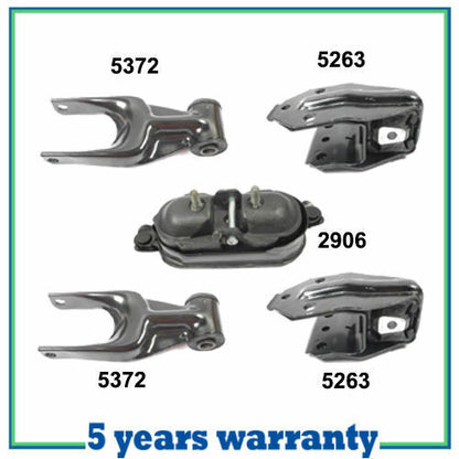 M807 Engine Motor Mount Set 5PCS For 06-11 Chevrolet Impala Monte Carlo 3.5 3.9L