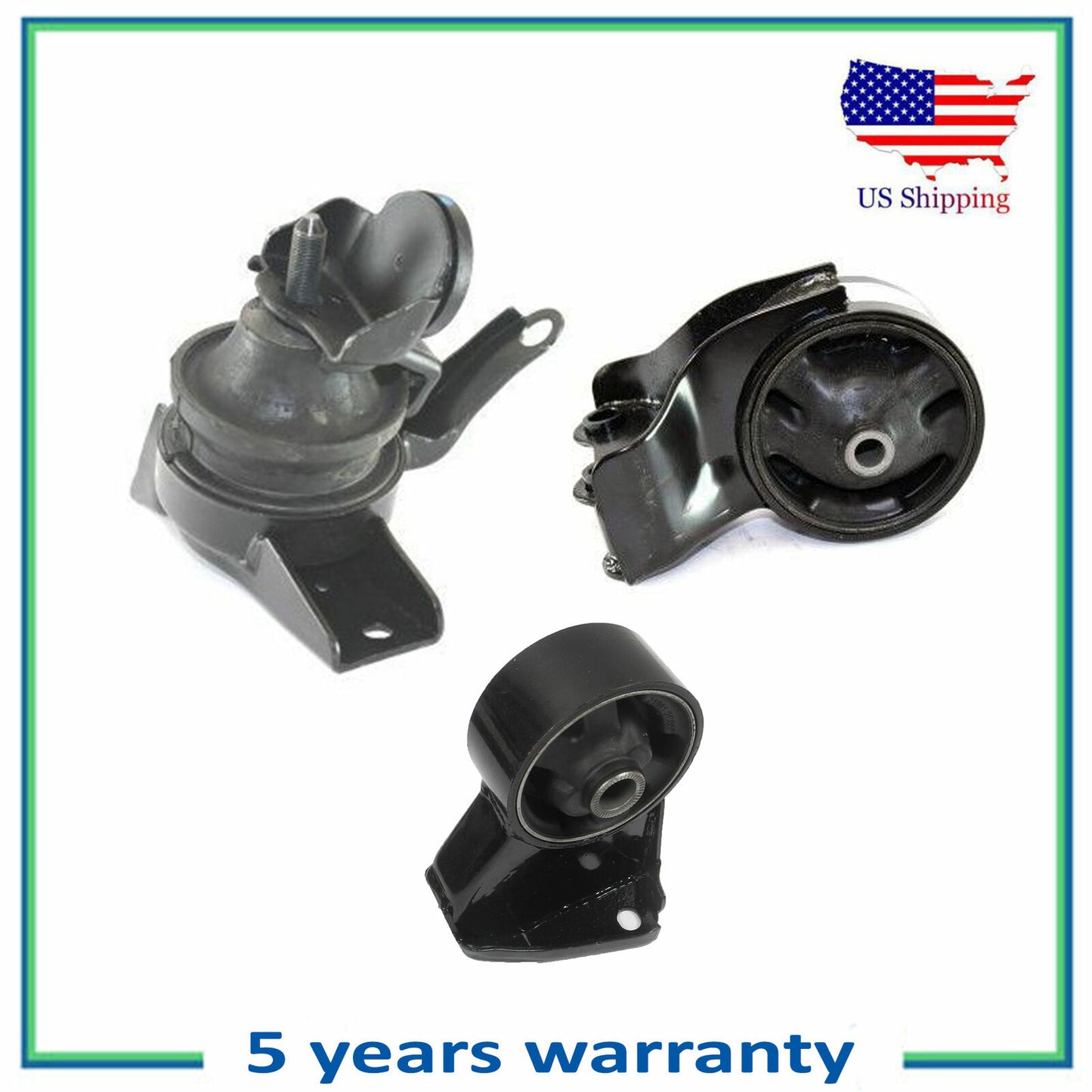 Engine Motor Mount 7112 7146 7125 3PCS Set For 2003-2008 Hyundai Tiburon 2.7L