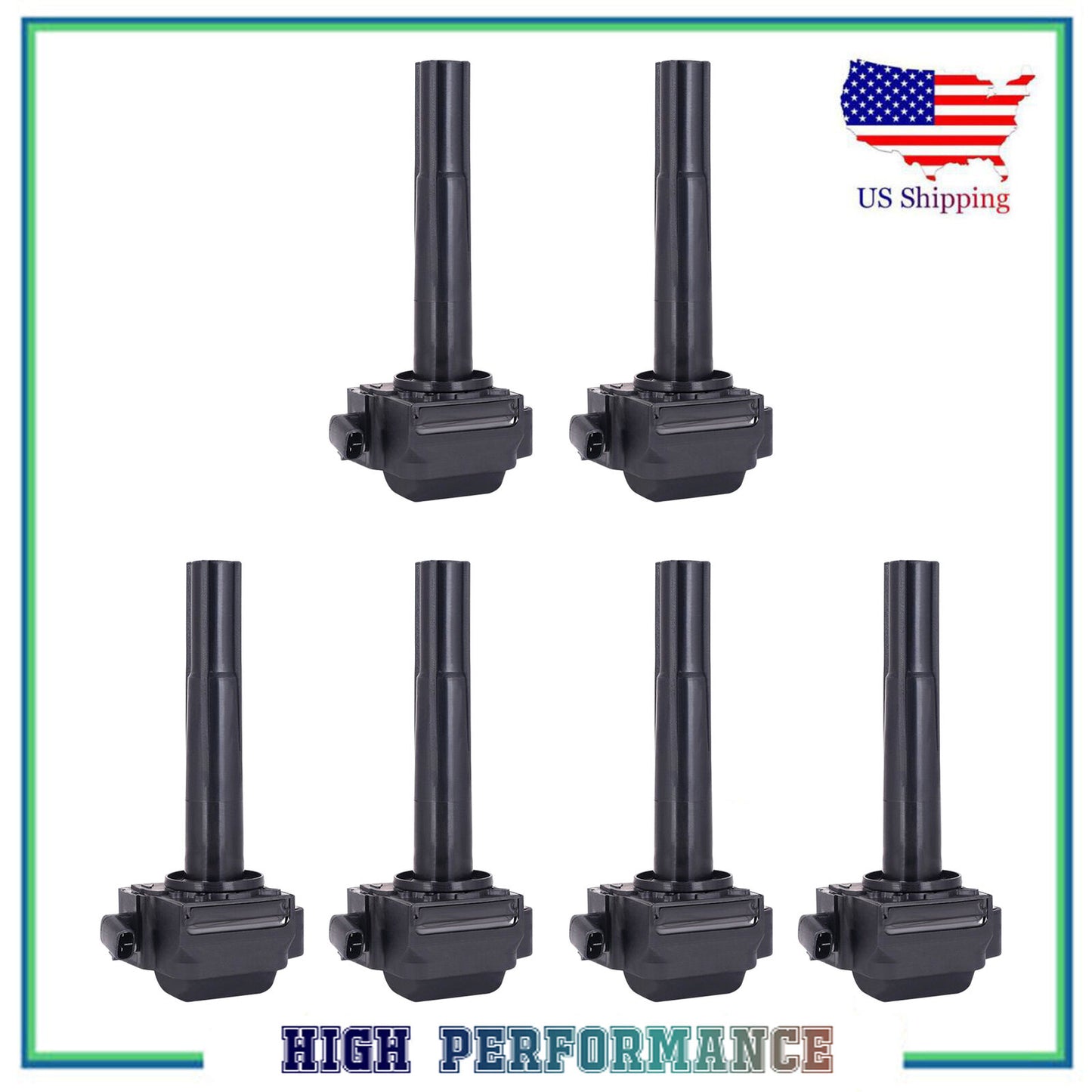 Set 6PCS New Ignition Coil For UF155 5C1308 Toyota Avalon Camry Lexus ES300 3.0L