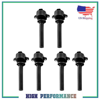 6PCS Ignition Coil For UF251 52-1650 Isuzu Amigo Rodeo Axiom Trooper 3.2L 3.5L