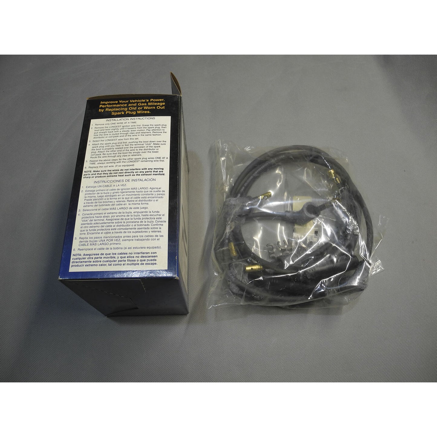 Spark Plug Wire Set OEM PI4680 For 1979-1991 Dodge Eagle Mitsubishi Plymouth