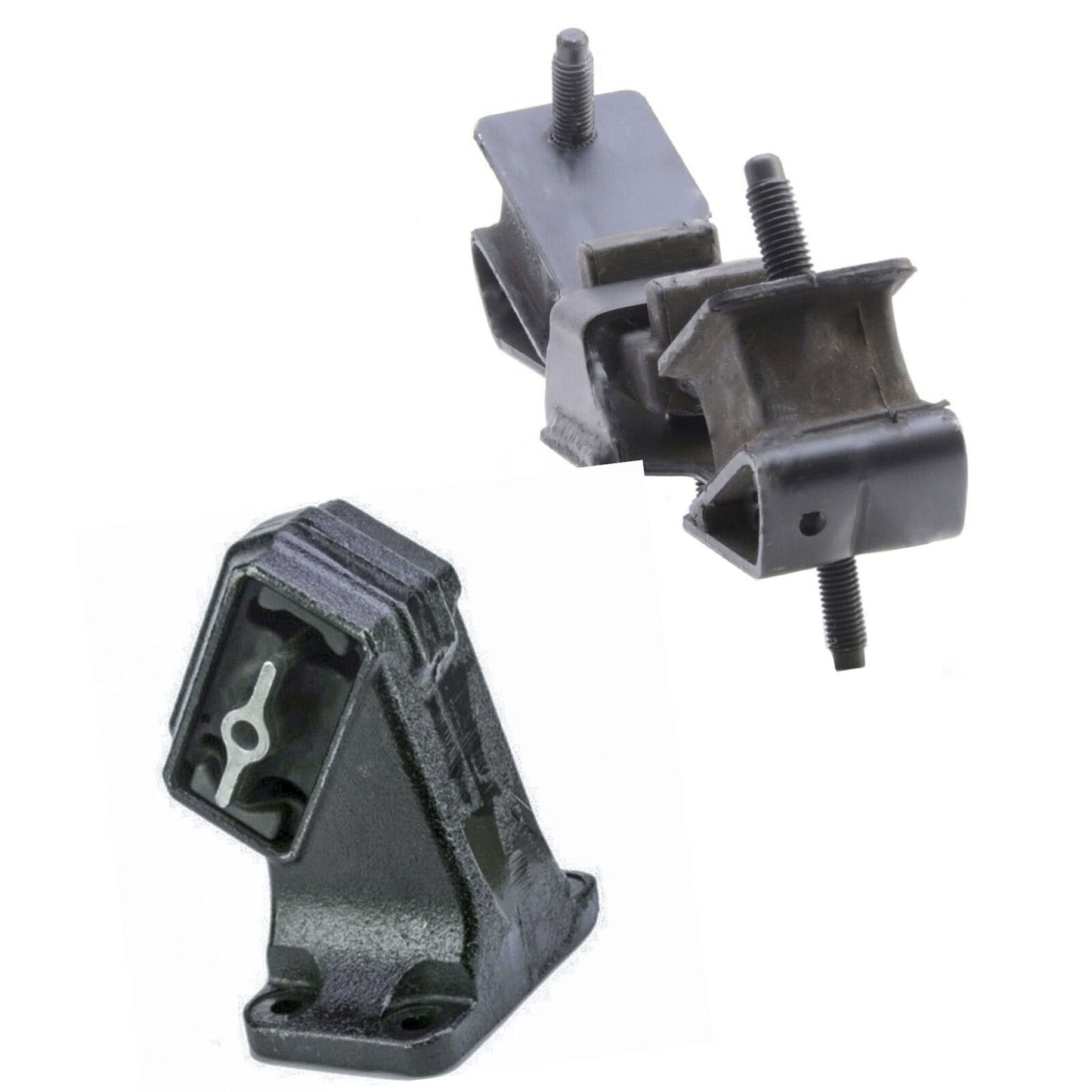 2PCS Front Left Engine Motor Mount & Trans. Mount For 13-18 Ram 2500, 3500 6.7L