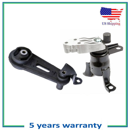 Set 2PCS Engirn Motor Mount W/ Automatic Transmission For 2011-2014 Mazda 2 1.5L
