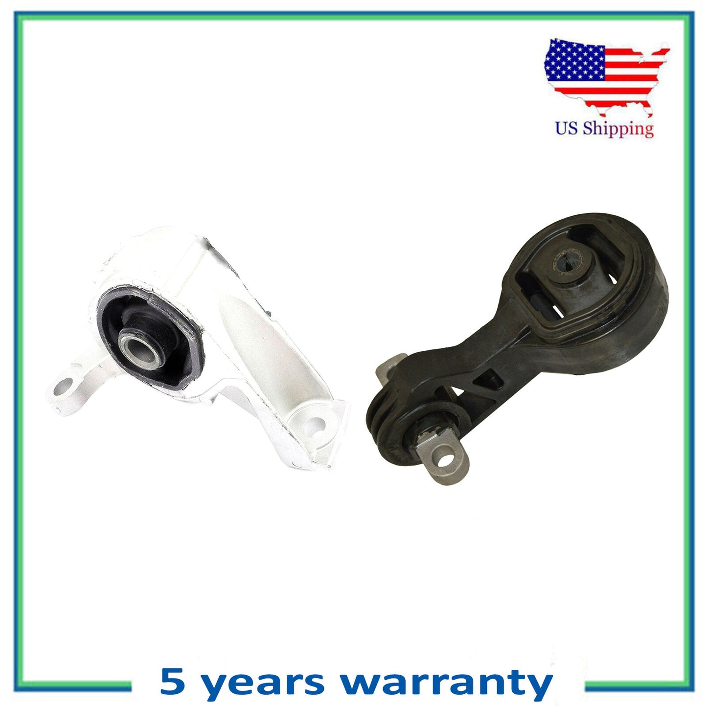 2PCS Avant Moteur & Supérieur Couple Support Montage Pour 2006-2011 Honda Civic