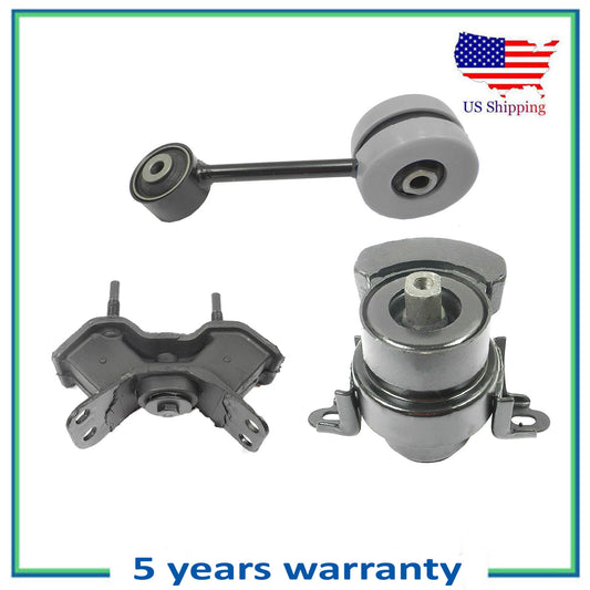 Set 3PCS Engine Motor & Trans Mount Polyurethane For 98-03 Toyota Sienna 3.0L V6