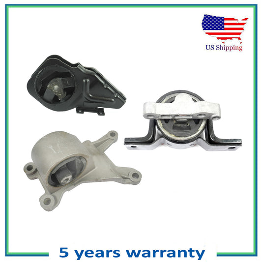 3PCS Engine Motor & Trans Mount For 2002-2004 Oldsmobile Alero 2.2L Automotic
