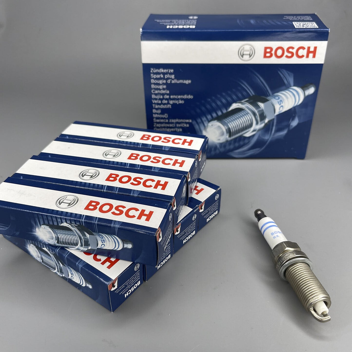 OE Bosch Nickel Spark Plug 8PCS For Ram 1500 2500 3500 Dodge Challenger