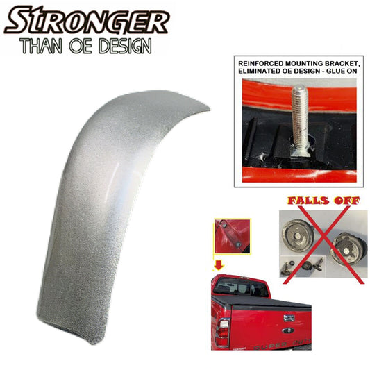 Left LH UPGRADED Roof Corner Molding Trim For Ford 08-16 Super Duty YN Silver