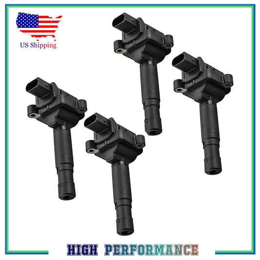 UF555 5C1747 C1690 Ignition Coil Set 4PCS For 2003-2005 Mercedes-Benz C230 1.8L