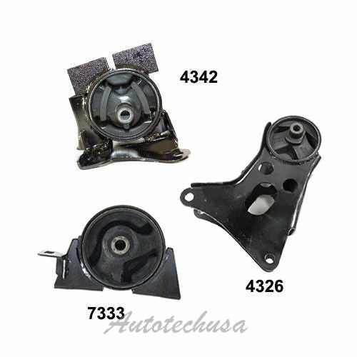 M1119 Engine & Trans Mount Set 3PCS For 02-06 Nissan Sentra 2.5L For Auto Trans