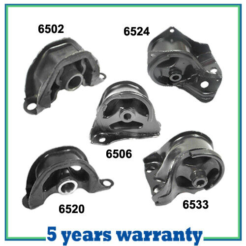 M254 Moteur & Trans Montage Pour 92-95 Honda Civic 1.5L 5PCS Pour Manuel Trans