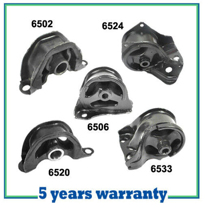 M254 Moteur & Trans Montage Pour 92-95 Honda Civic 1.5L 5PCS Pour Manuel Trans