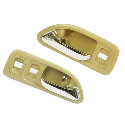 Front 2PCS Tan Interior interior Door Handle For 1994-1997 Honda Accord LX & EX