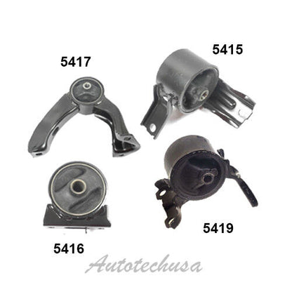 M798 Moteur & Trans Montage 4PCS Pour 07-11 Dodge Caliber 2.4 Manul Avec / O