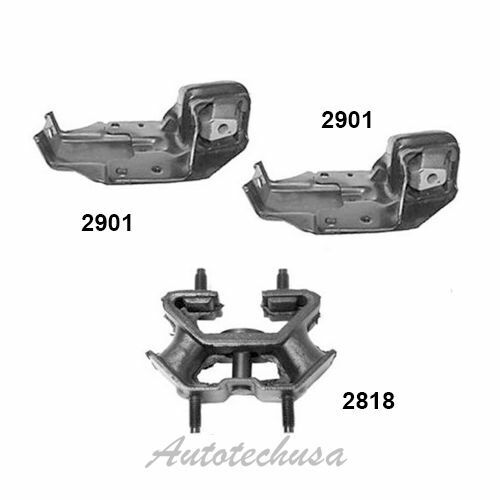 M763 Motor & Trans Montaje Juego 3PCS Para 2000-2005 Chevrolet Impala 3.4L Nuevo