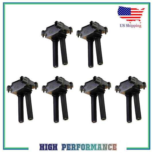 Set 6PCS Ignition Coil For UF504 Chrysler 300 Dodge Durango Ram 5.7L 6.1L 6.4L