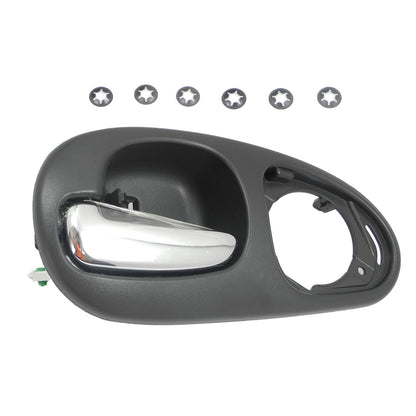 Rear Left Interior Door Handle W/O Speaker Cover For 98-04 Concorde Chrome Lever