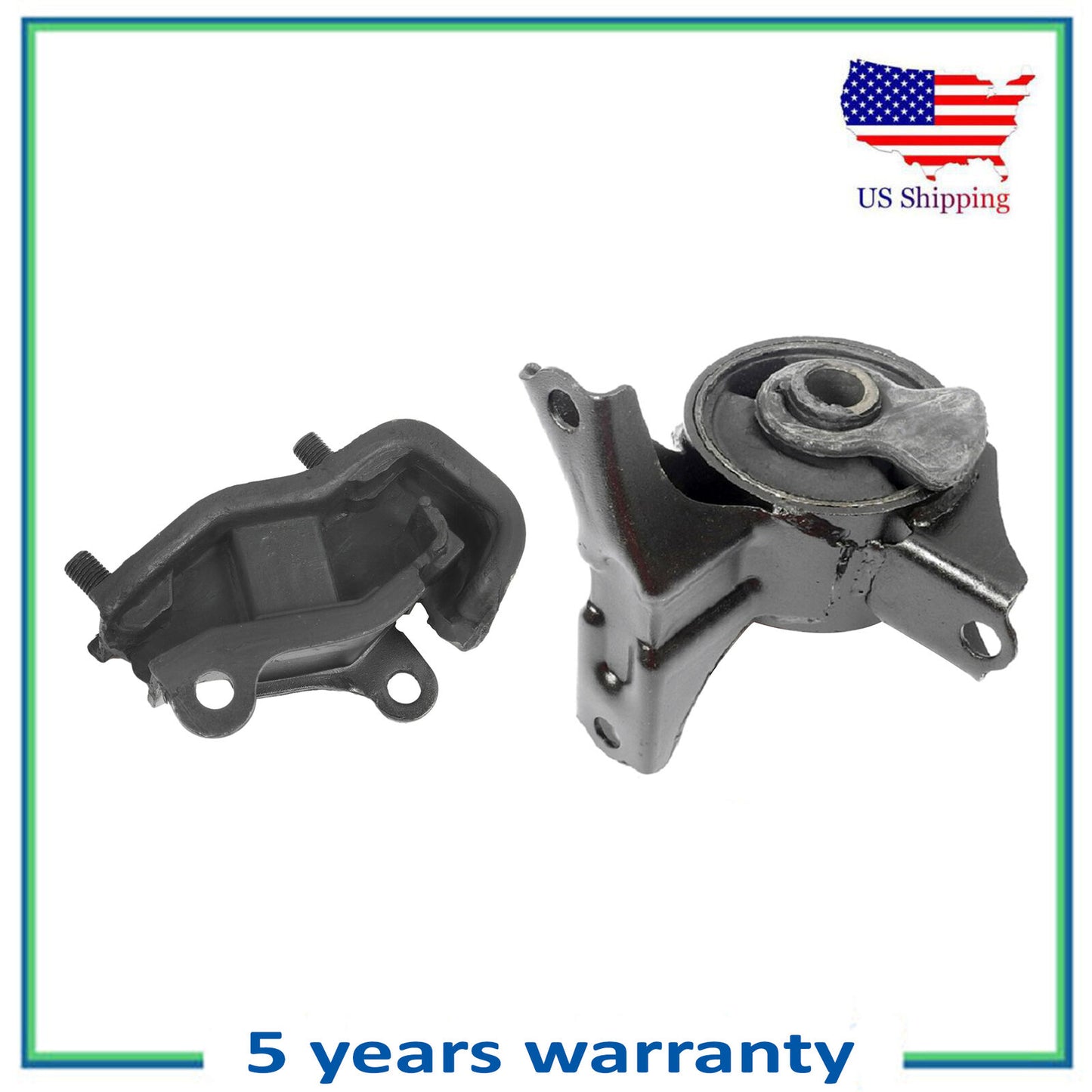 2PCS Engine Motor & Trans Mount For 1998-2002 Honda Accord 3.0L 6552 6582