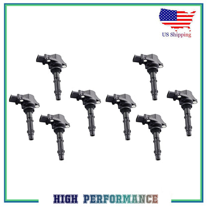Juego 8PCS Encendido Bobina Para UF535 Mercedes C280 C300 C350 E280 E300 E350