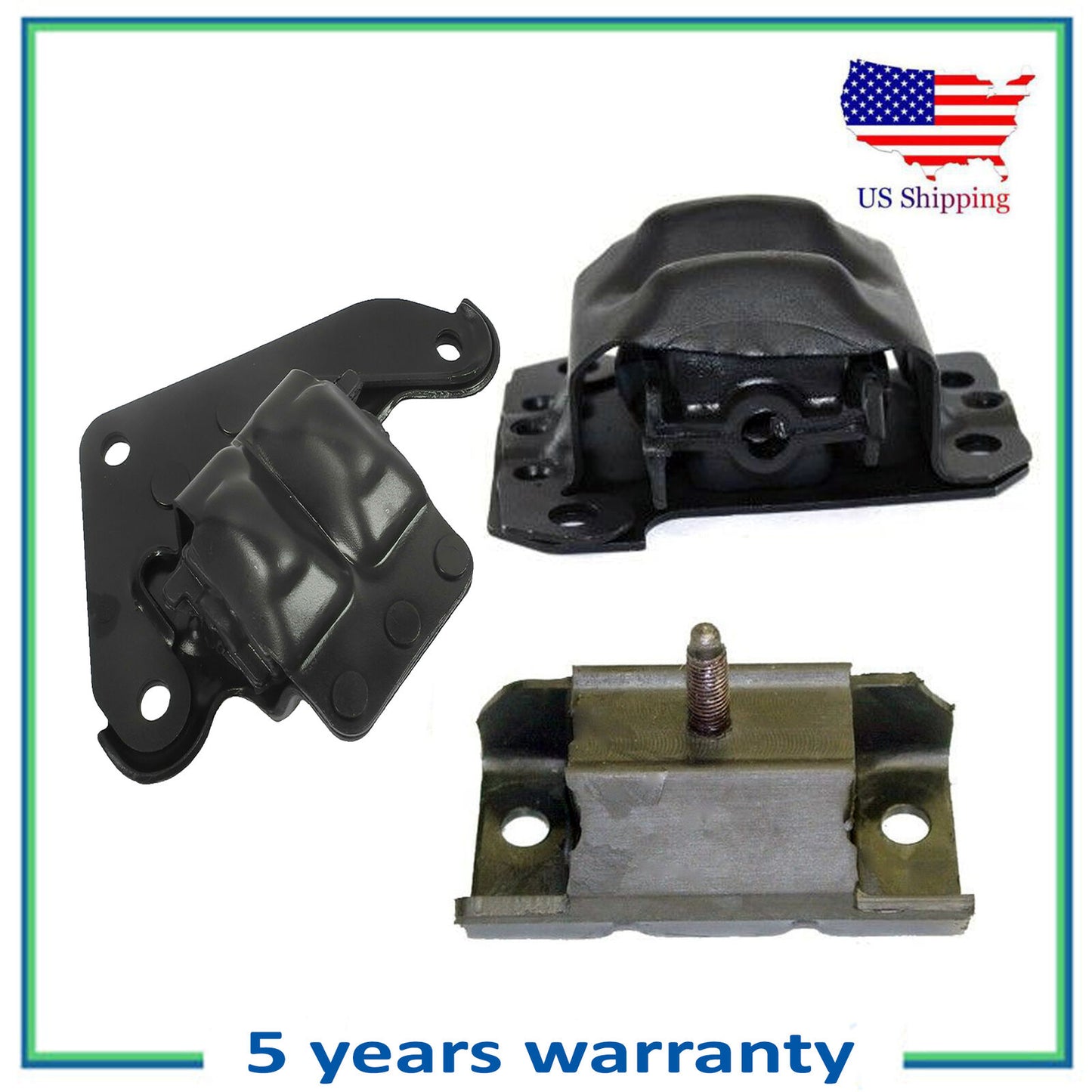 Set Engine Motor & Trans Mount For 93-97 Pontiac Firebird Chevrolet Camaro 5.7L