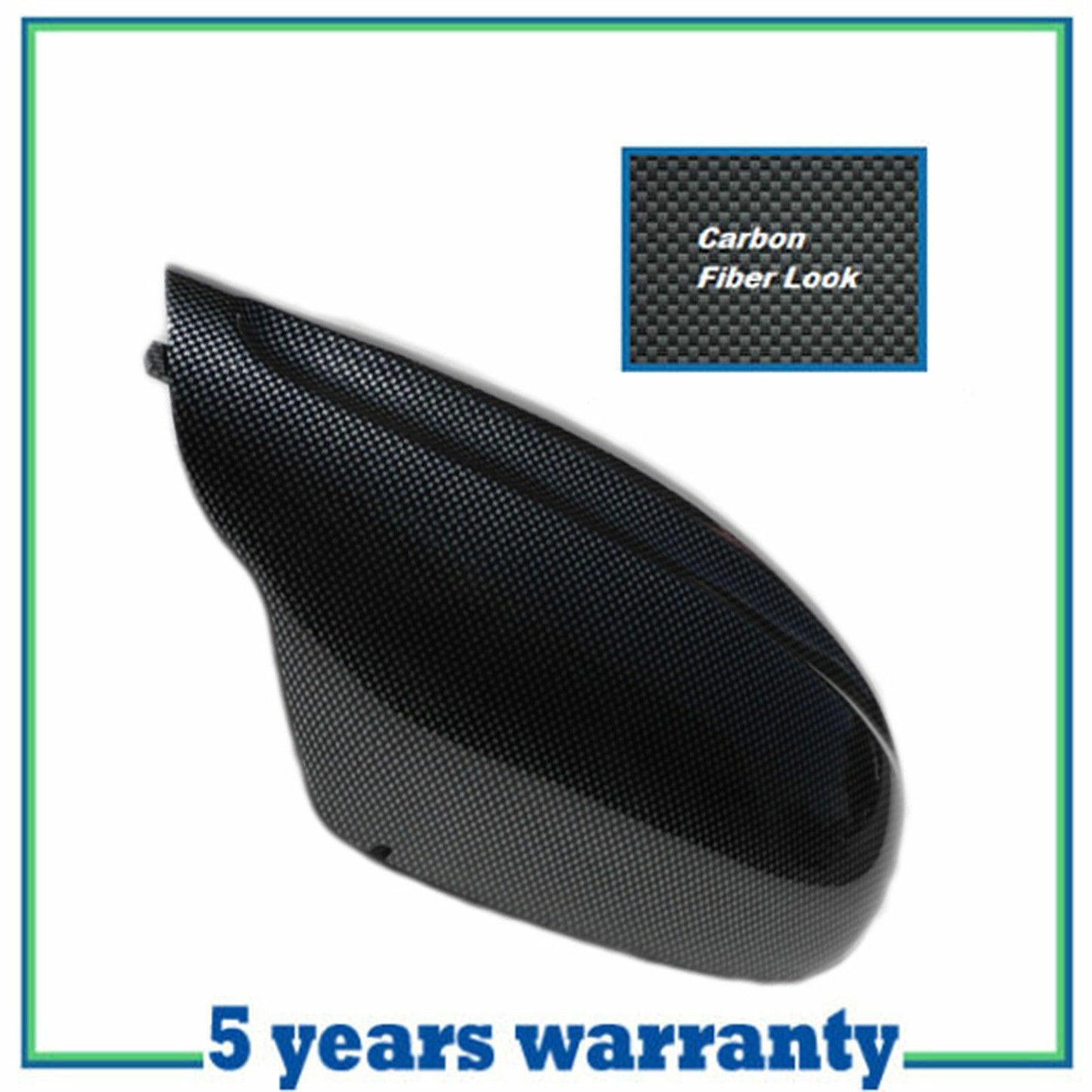 Left Mirror Cap Cover B743 For 2002-2006 Nissan Altima Lid Racing Carbon Fiber