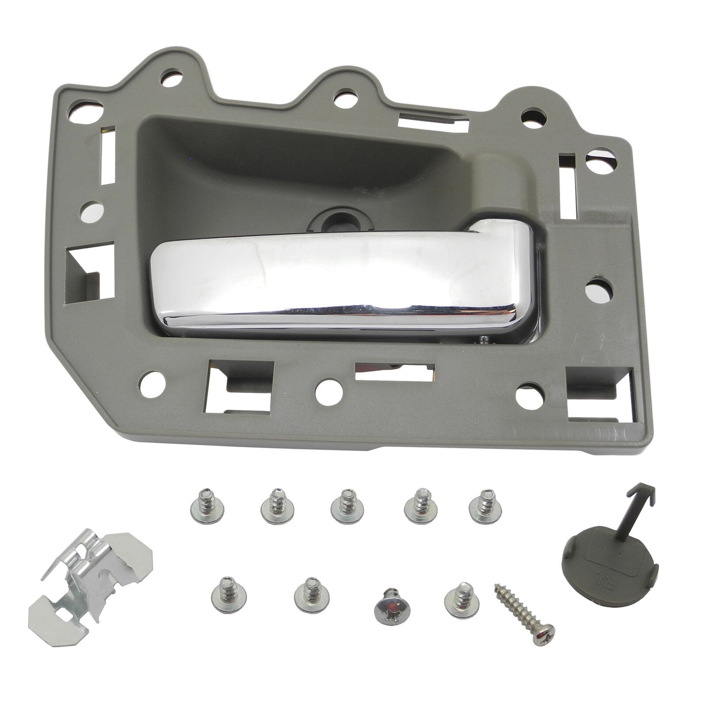 Rear Pair Interior Door Handle For 05-2011 Jeep Grand Cherokee Khaki Chrome Bolt