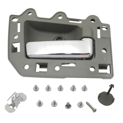 Rear Pair Interior Door Handle For 05-2011 Jeep Grand Cherokee Khaki Chrome Bolt