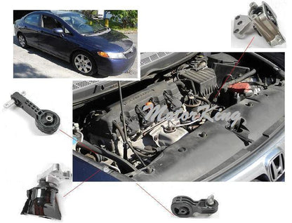 4534 50890-SNA-A81 Para Honda Civic 1.8L Torque Puntal Inferior Motor Montaje