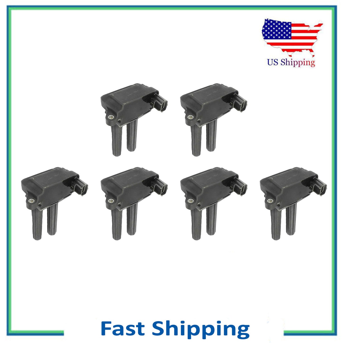 UF504 Set 6PCS Ignition Coil For Chrysler 300 Dodge Durango Ram 5.7L 6.1L 6.4L