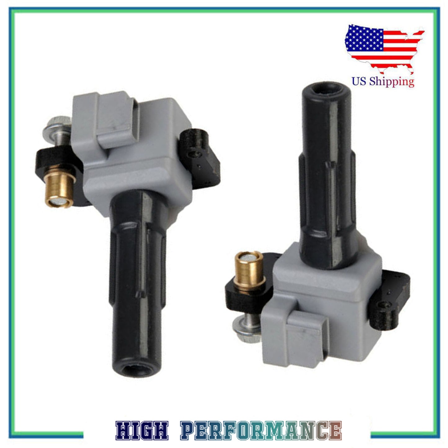 2PCS Ignition Coil For UF508 C1479 Subaru Legacy Impreza Forester Outback 2.5L