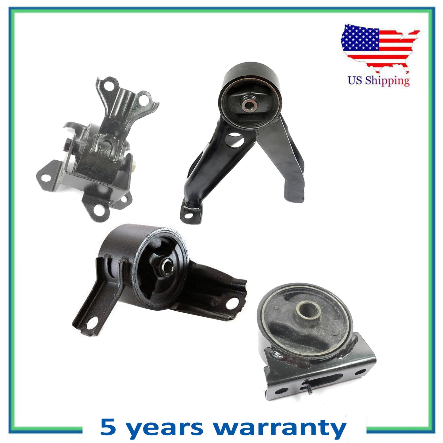 5476 5416 5415 5419 Motor & Manual Trans Mount For 07-08 Jeep Patriot 2.4L 4WD