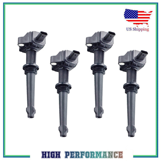 4PCS Allumage Bobine Pour UF637 E1137 C1850 5C1907 Jaguar XF Xfr XJ Xk XKR-S