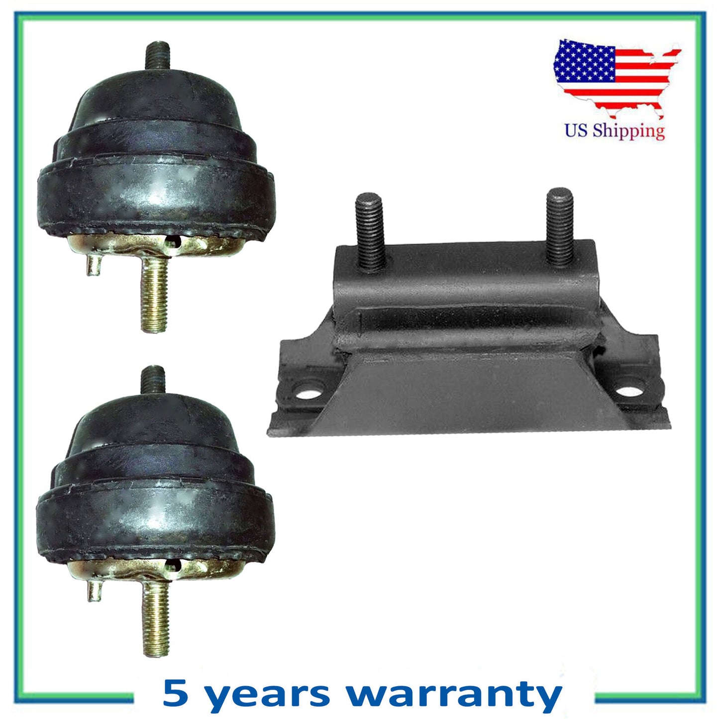 Moteur & Trans Montage Set 2698 2 2639 Pour 1994-1997 Mazda B2300 2.3L