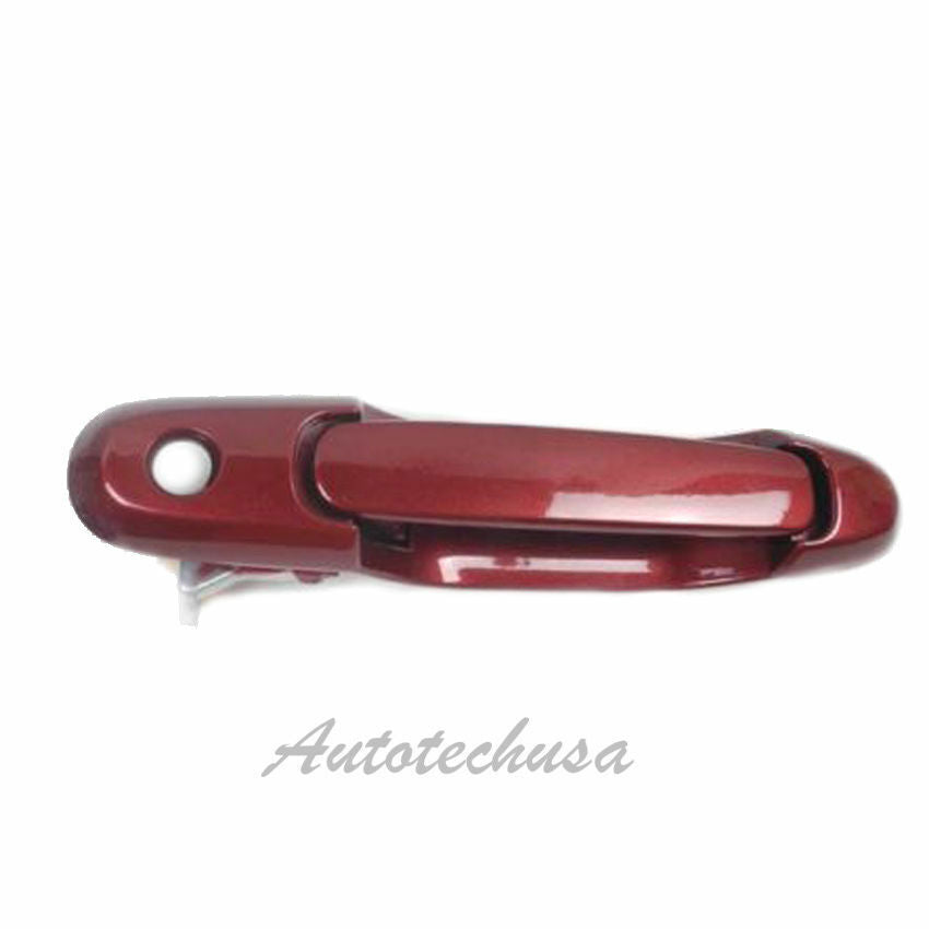 98-03 For Sienna Front Right 3k4 Sunfire Red Pearl Outside Door Handle B4044