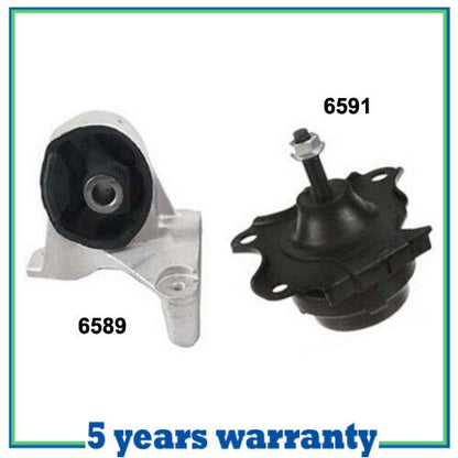 M112 Moteur Montage Pour 2001-2005 Honda Civic 1.7L Avant Kit Avec / MT 2PCS
