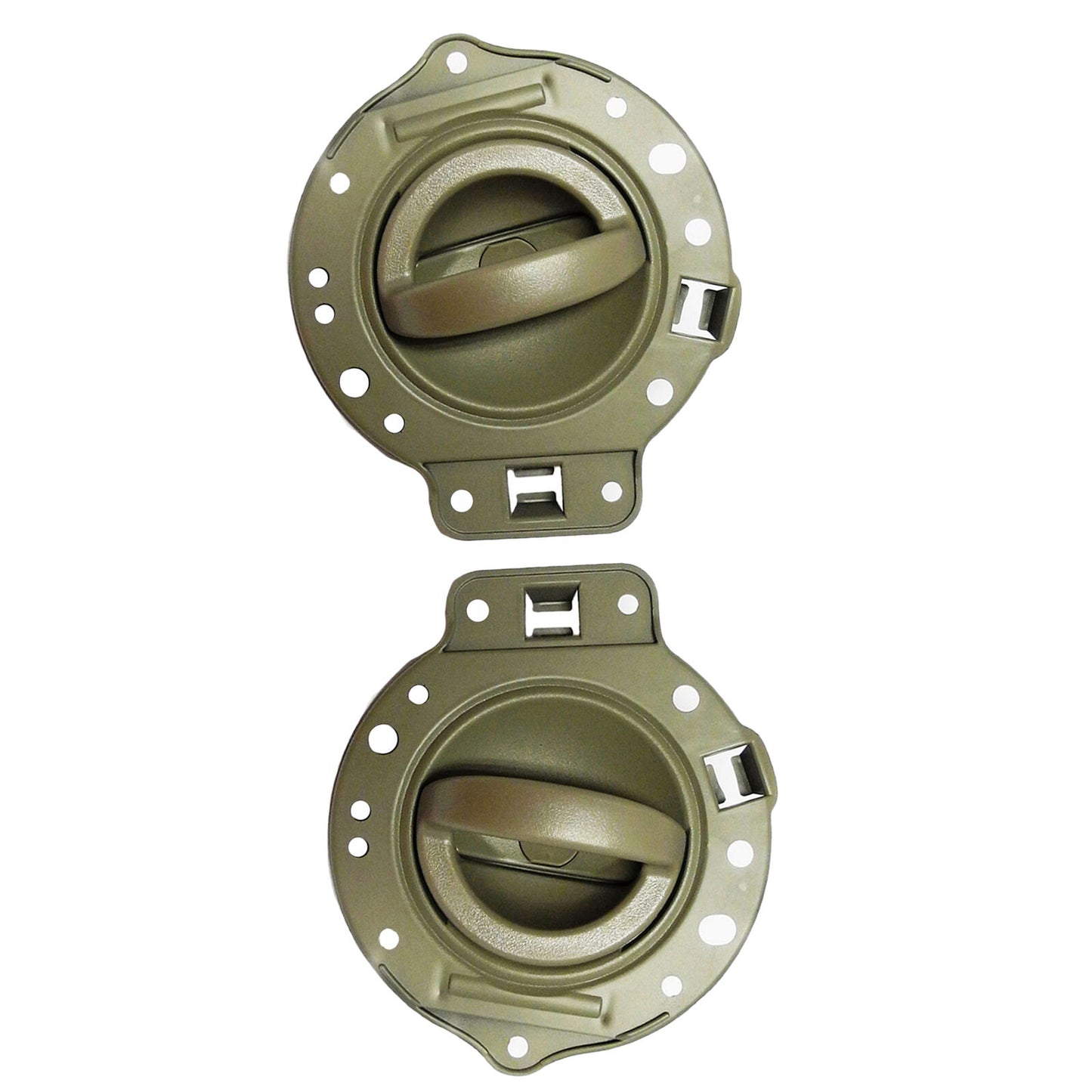 2PCS Interno Porta Manico DS358 Per 2006-2010 Jeep Comandante Cachi