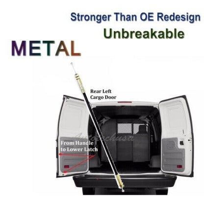 For E150 E250 E350 E450 UPGRADED METAL Rear Left Hinge Door Lower Latch Cable
