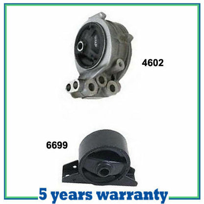 M436 ENGINE MOTOR MOUNT For 2000-2005 MITSUBISHI ECLIPSE 2.4L FRONT w/ AT 2PCS