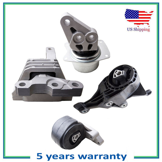 4PCS Motor & Automatik Trans Halterung Für 10-16 Cadillac SRX 3.0L 3.6L AWD