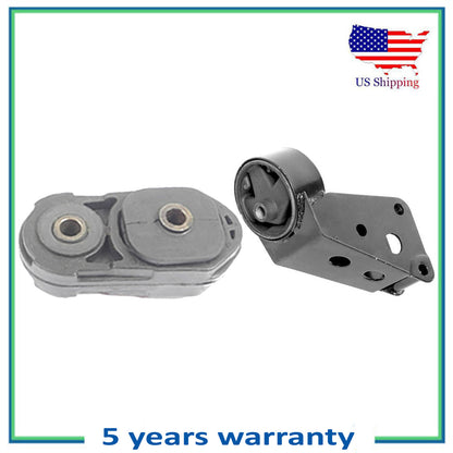 2PCS Engine Motor & Transmission Mount For New Nissan Sentra 1.6L 6331 6312