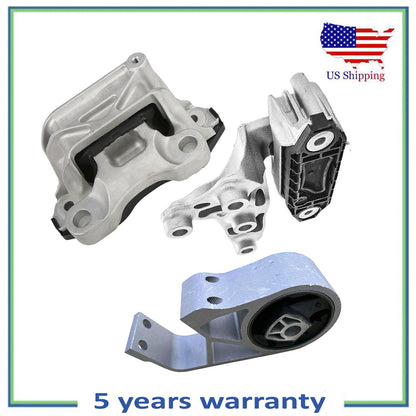 3PCS Motore & Auto Trans Montante Per 18-21 Chevrolet Blazer Traverse 2.0 2.5