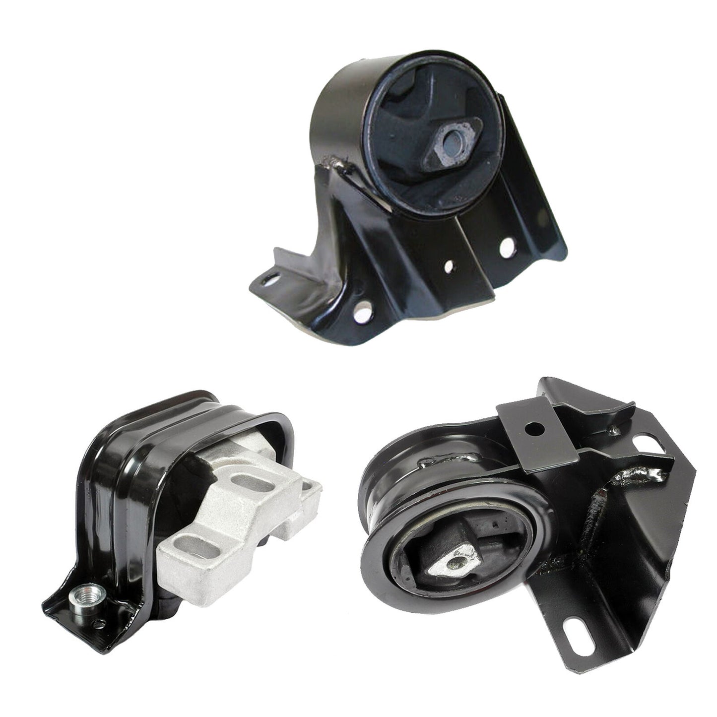 Engine Motor & Trans Mount 3PCS Set Manual For 1996 Dodge Stratus Base 2.0L FWD