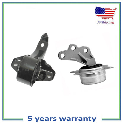 2PCS Rear & Center Trans. Mount for Auto for 08-10 Chevrolet Malibu 2.4L 4 Speed