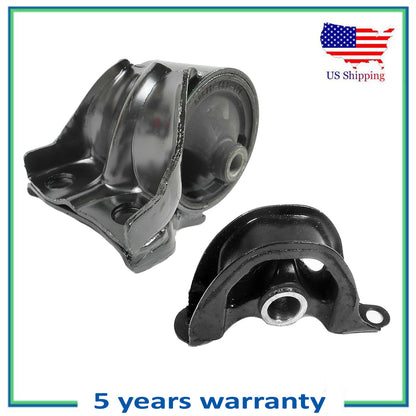 2PCS Engine Motor Mount For 1993 Honda Civic del Sol 1.5L FWD 6534 6520