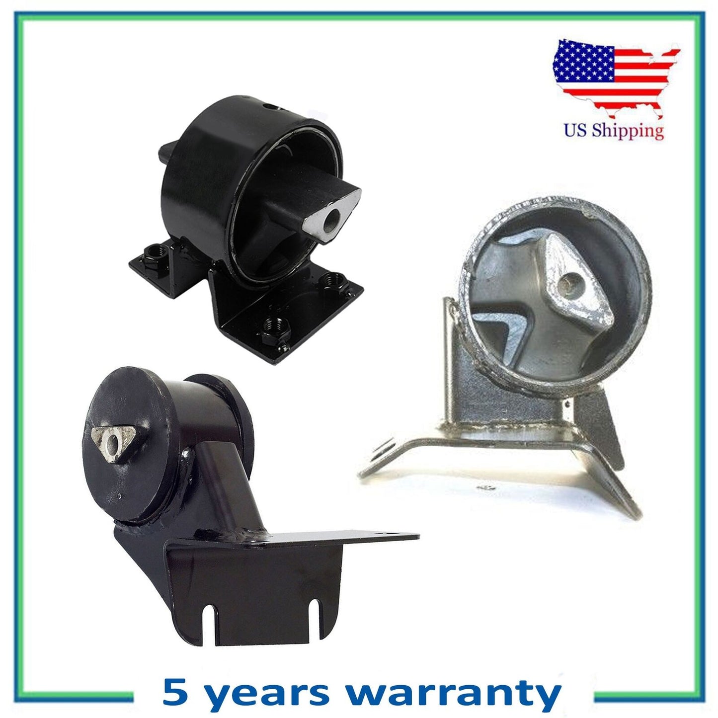 Motor & Trans Mount 2794 2793 2828 For 96-98 Jeep Grand Cherokee 4.0L Automatic