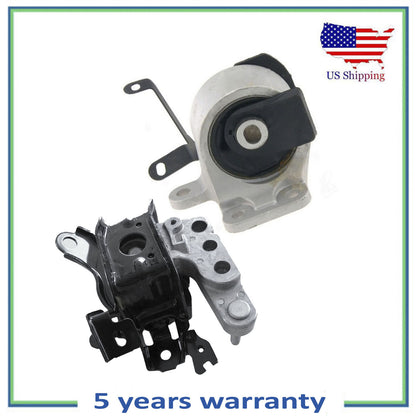 Set 2PCS Hyd. Right Engine & Left Auto Trans. Mount For 18-22 Toyota Camry 2.5L