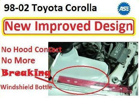 UPGRADED Windshield Washer Fluid Reservoir Bottle Tank For 98-02 Toyota Corolla